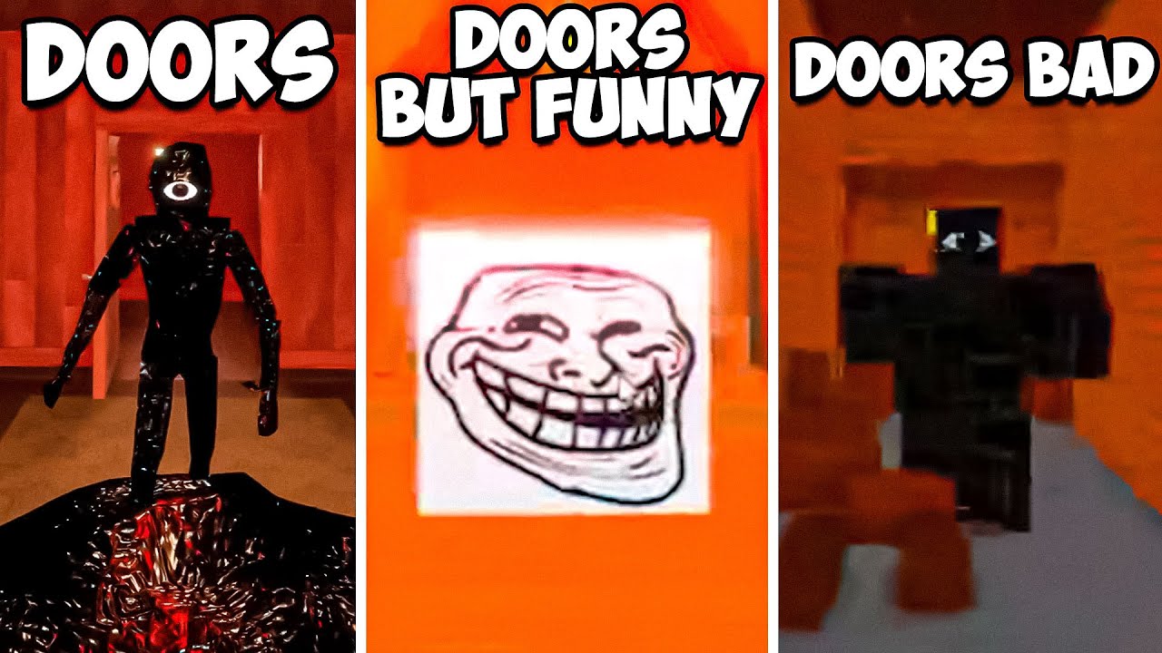 Roblox Doors Vs Doors But Funny Vs Doors Bad YouTube