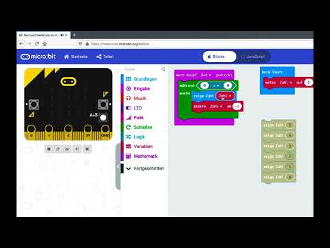 Basics - Variablen (Microbit)