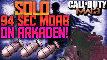 MW3: Fast Solo 94 Sec MOAB on Arkaden! - (Call of Duty: Modern Warfare 3 Multiplayer Gameplay)