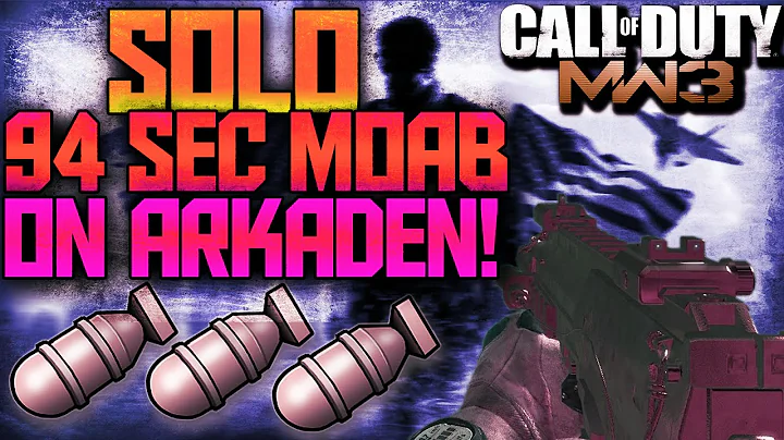 MW3: Fast Solo 94 Sec MOAB on Arkaden! - (Call of Duty: Modern Warfare 3 Multiplayer Gameplay)