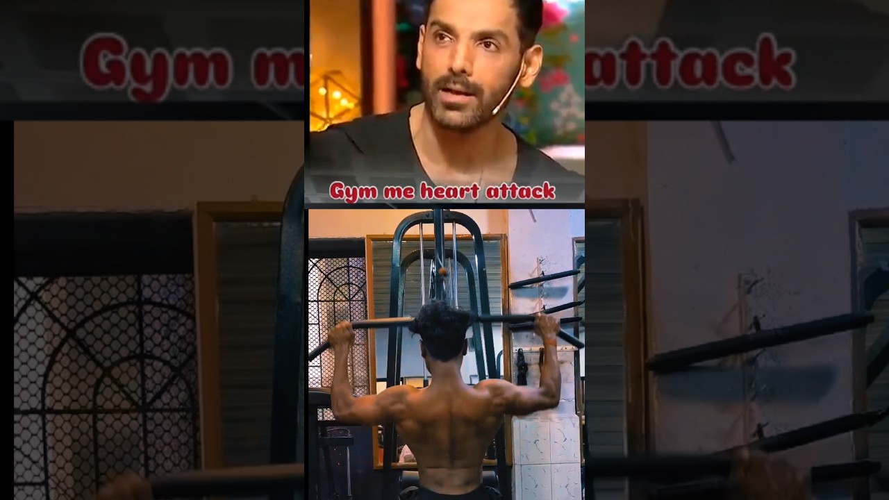 john abraham talking about gym heartattack 
