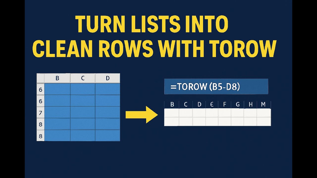 This Excel Formula Instantly Flattens Your List