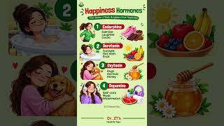 4 Happiness Hormones: How to Boost Endorphins, Serotonin, Oxytocin & Dopamine | Dr. ZT’s Health Tips