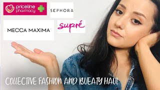 COLLECTIVE BEAUTY AND FASHION TRY ON HAUL