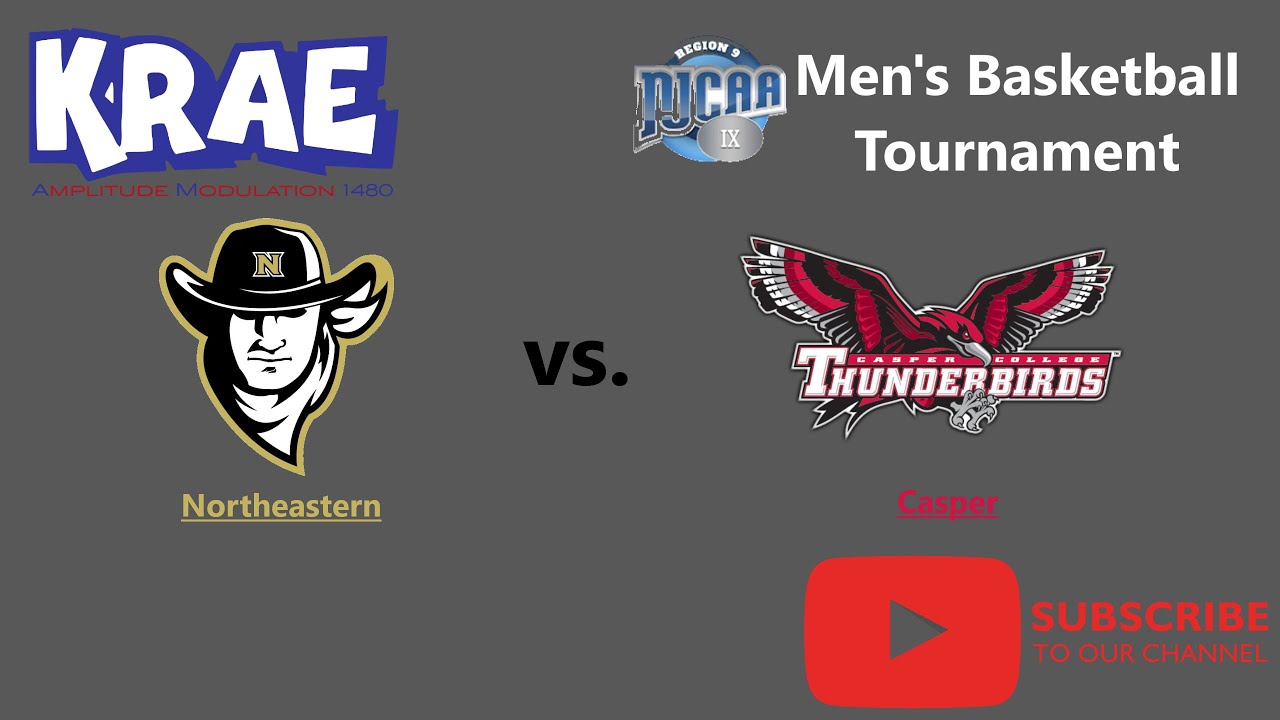 Northeastern Junior College vs. Casper College MBB on 1480 KRAE