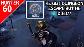 Weird dungeon escape - Hunter Rank #60 (Identity v)