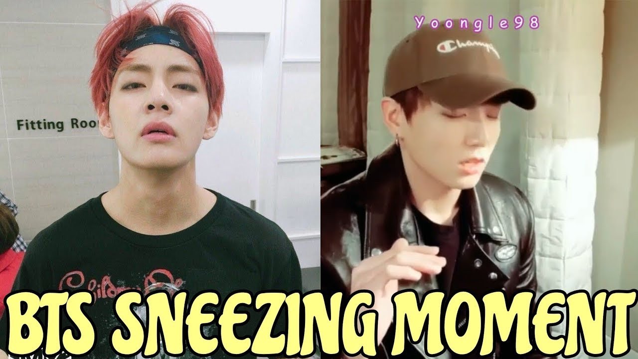 💜5 Minutes of BTS Sneezing💜 BTS [방탄소년단] BTS sneezing funny