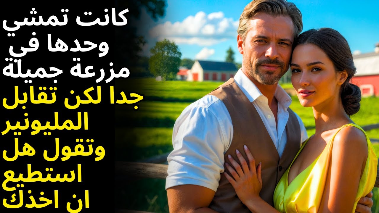 هي كانت تمشي وحدها في مزرعة حتى رأت المالك المليونير بطول مترين وجذاب..