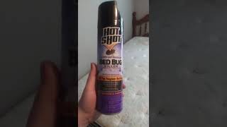 review of the hot shot bed bug killer #PestControl #walmart