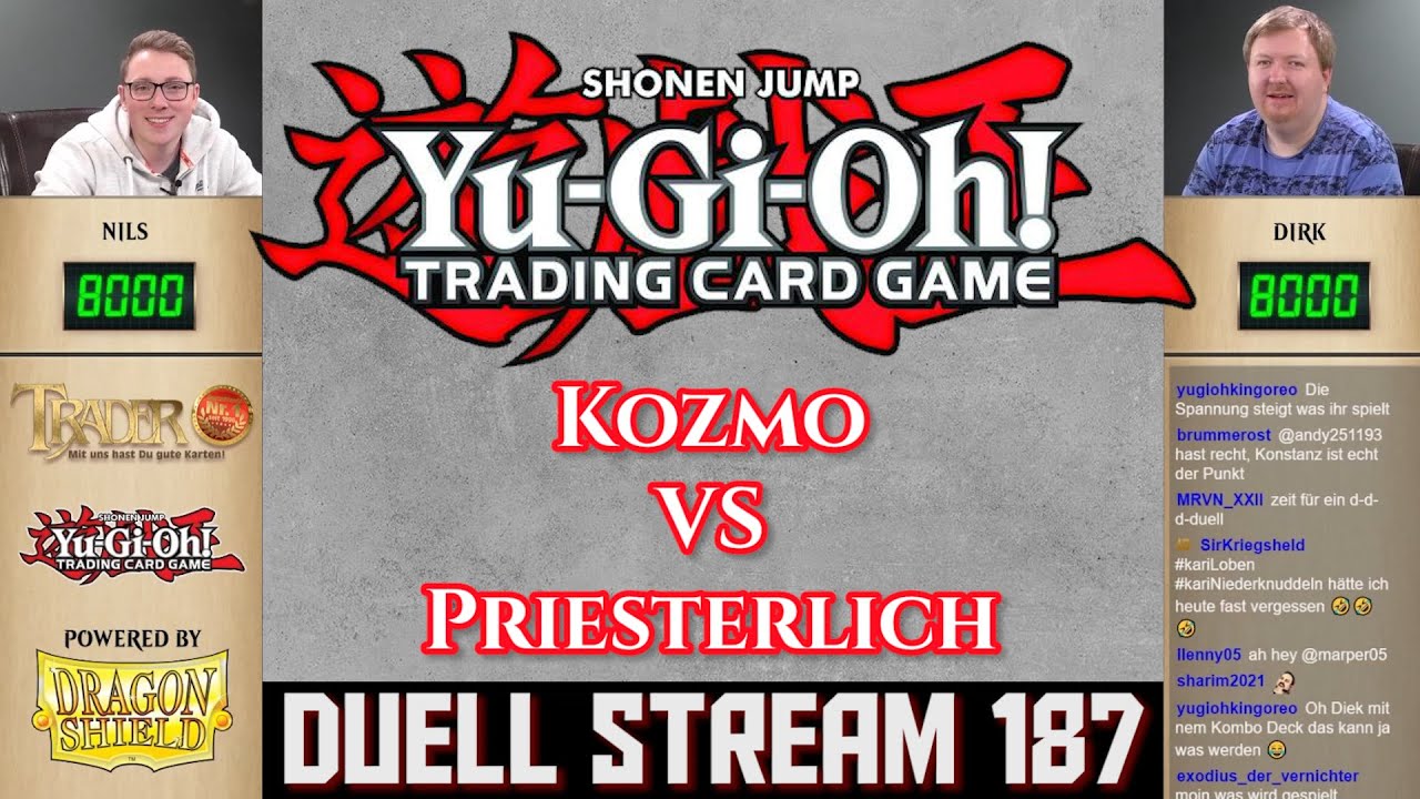YuGiOh Kozmo VS Priesterlich | YGO deutsch | Yu-Gi-Oh! TCG Deck Duel 2021 Trader | Tutorial Match