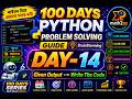 day-14 of 100 days python problem solving course guide | Given Output write code | প্রবলেম সলভিং