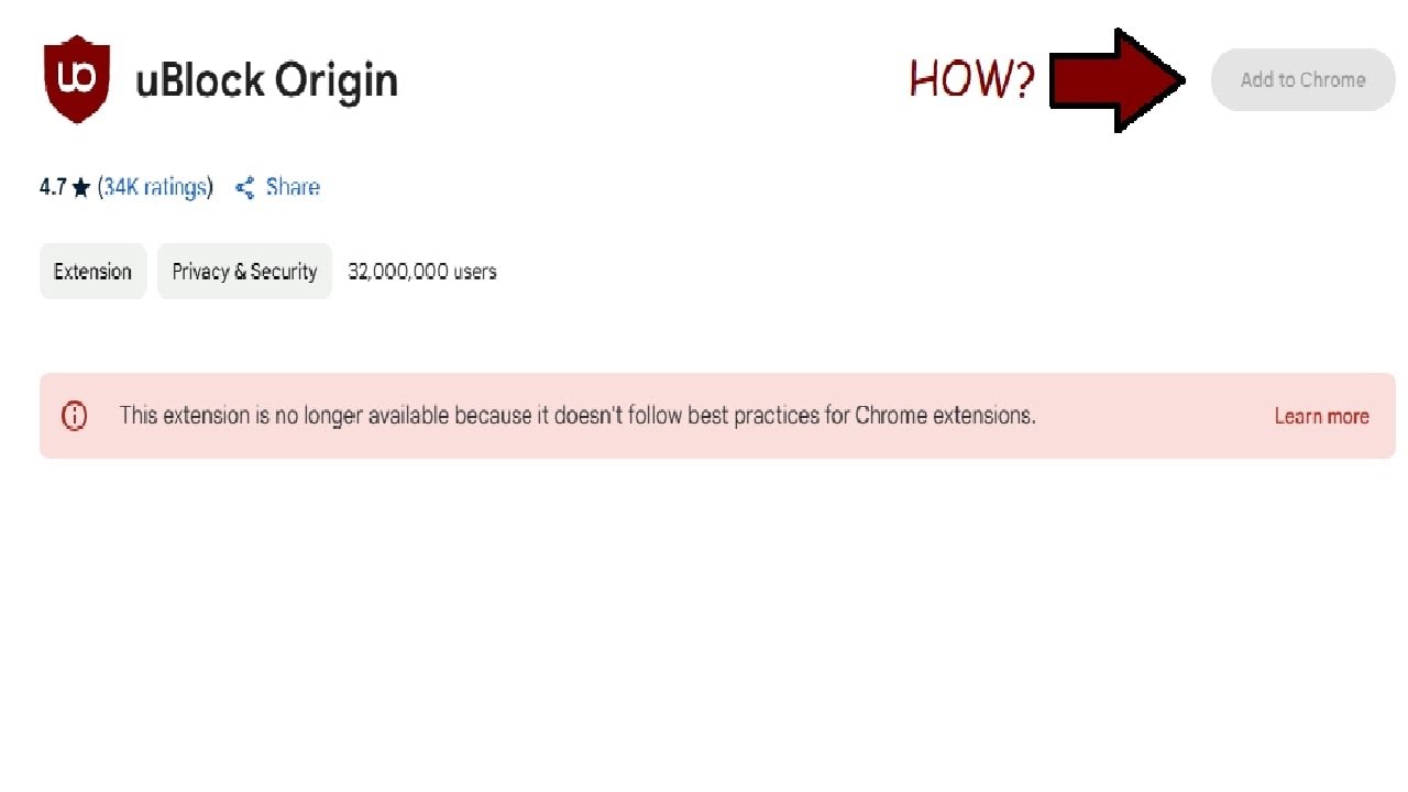 HOW TO INSTALL UBLOCK ORIGIN TO CHROME IN 2025?