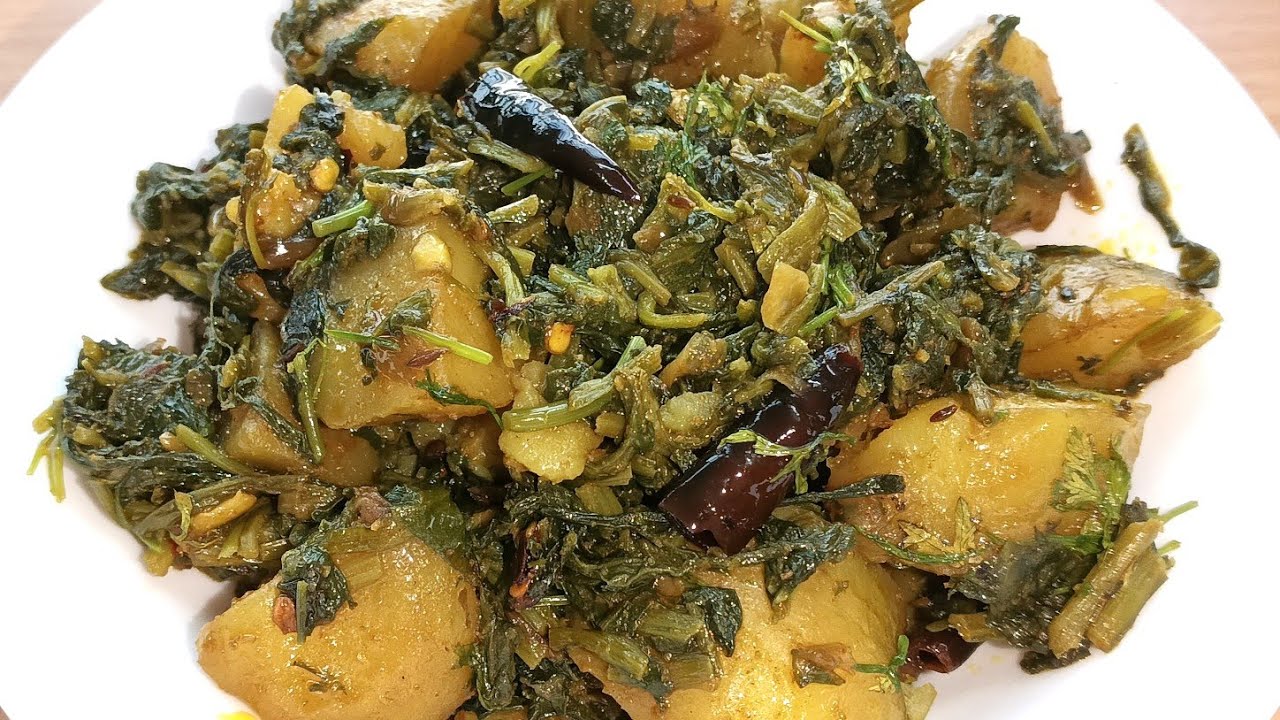 Palak aloo ki tasty sabzi 😋 😋 | पालक आलू की मज़ेदार सब्ज़ी 