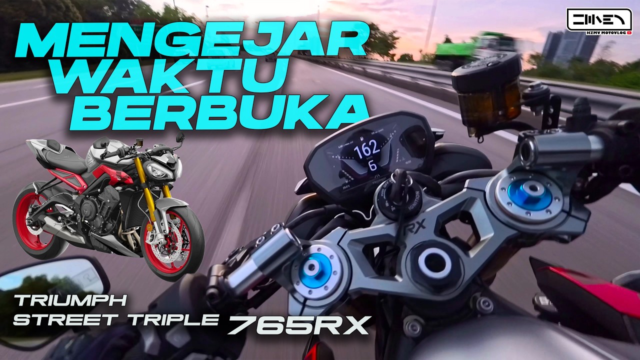 BERDESUP MELAYAN VIEW SUNSET ! | Triumph Street Triple 765 RX 2026 Malaysia