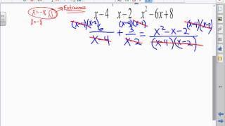 Algebra I and II: 7-7: Solving Rational Equations