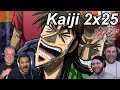 Kaiji Ultimate Survivor 2x25 Reactions | Great Anime Reactors!!! | 【カイジ】【海外の反応】