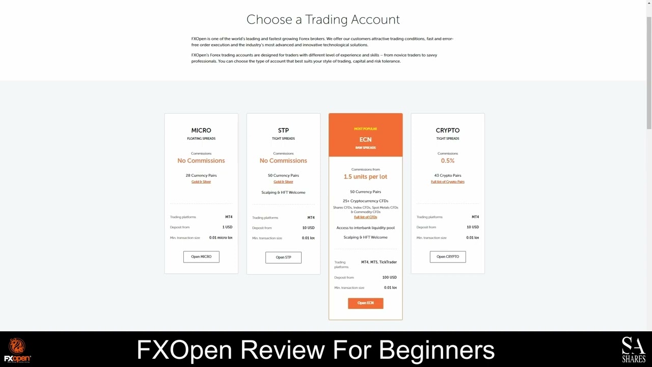FXOpen Review For Beginners