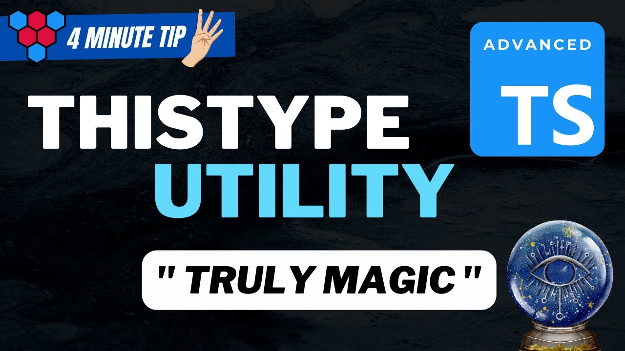 typescript tidbits - dealing with magic strings in... TypeScript Advanced ThisType Utility // Truly Magic - YouTube