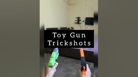 Insane Toy Gun Trickshots - #Shorts #trickshots #thinkanotherway