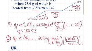 Heating Curve Calculation