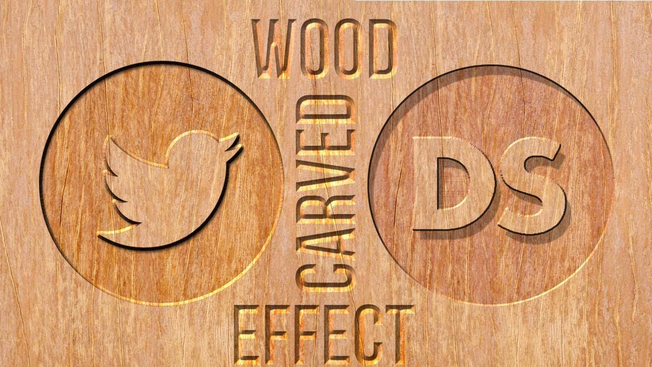 HOW TO GIVE CARVED WOOD EFFECT TO YOUR LOGO IN PHOTOSHOP PHOTOSHOP HOW TO GIVE CARVED WOOD EFFECT TO YOUR LOGO IN PHOTOSHOP PHOTOSHOP