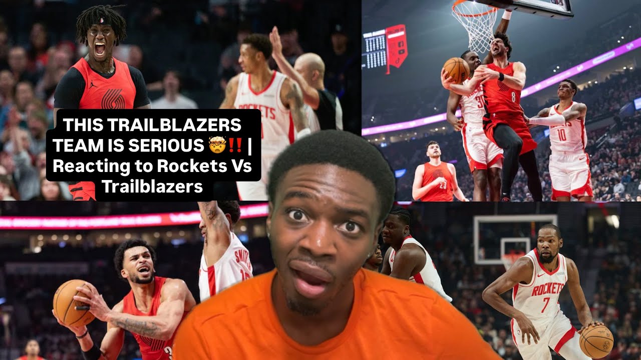 Эта команда «Трейлблейзерс» — настоящая сила!! | Реакция на матч «Рокетс» — «Трейлблейзерс» | 09....