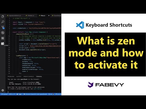 Visual Studio Code Shortcut 24 | What is Zen mode and how to activate it