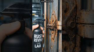“Rusted Garage Door Bracket Restored to Clean Steel! 😱”