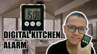 UNBOXING & TUTORIAL | Digital Kitchen Alarm | Timer & Stopwatch
