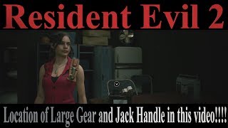 Resident Evil 2 Claire Story B Standard Large Gear and Jack Handle