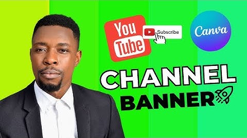 How to make a youtube channel art banner on Canva | Canva Design Tutorial