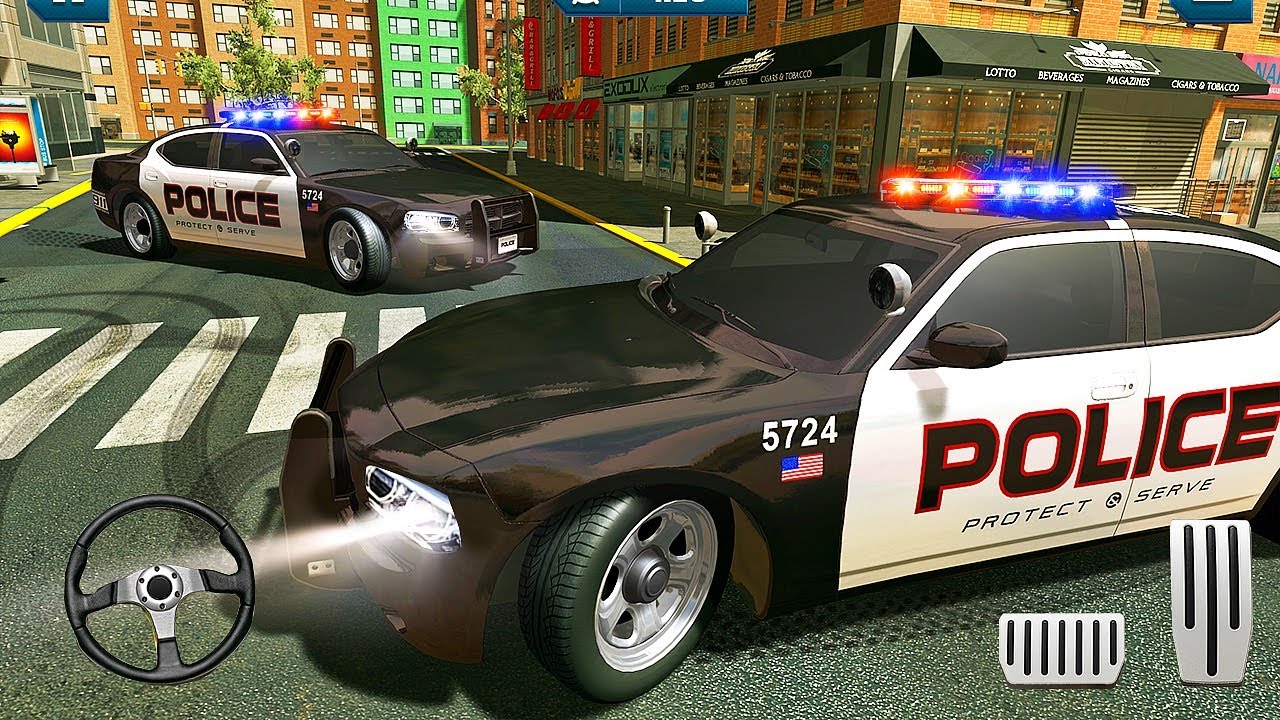 Real Police Car Chase Simulator 3D Game - Real Cop Cars Driving Simulator 2025 - Android GamePlay 
