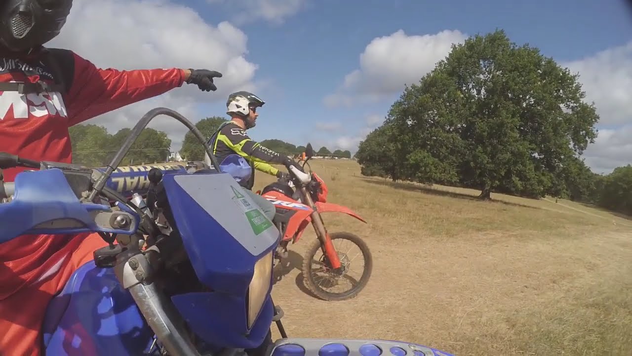 Scared Mini Bike rider on TRF trail, gets shown the door! ABR Festival