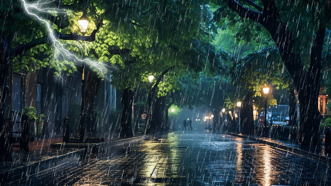 10 Horas de Sonido de Lluvia y Truenos - LLuvia Relajante para Dormir ...