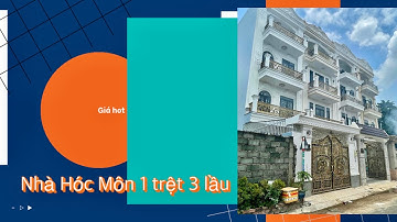 Nhà 1 trệt 3 lầu Hóc Môn