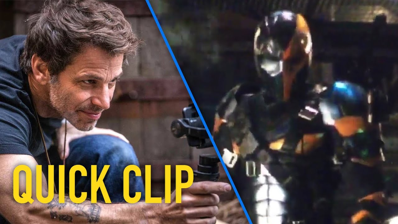 Justice League Cast Members Geeked Out During Deathstroke Test Footage On Set