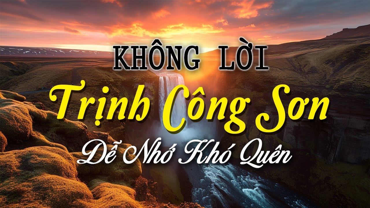 Nhạc Không Lời Trịnh Công Sơn Dễ Nhớ Khó Quên, Hòa Tấu Guitar Saxophone Những Nhạc Phẩm Nổi Tiếng