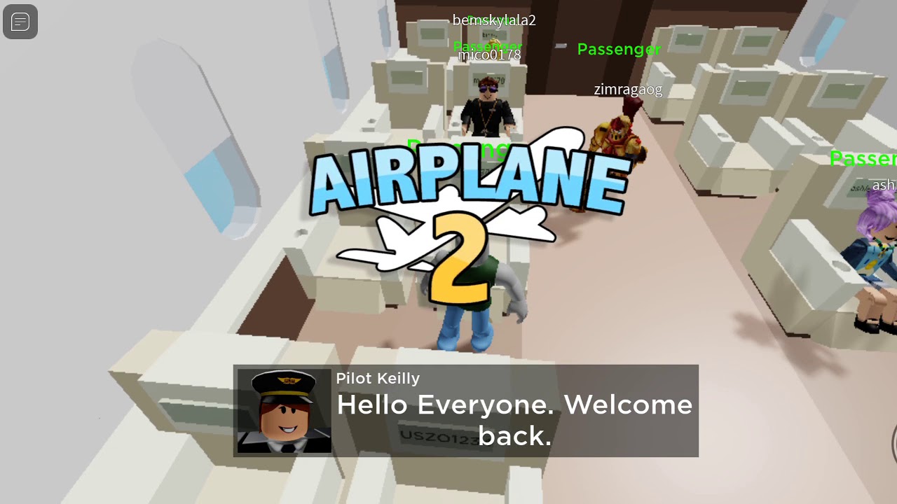 Main Airplane 2 Bareng Temen Temen Wkwkwkwk Airplane 2 Roblox 