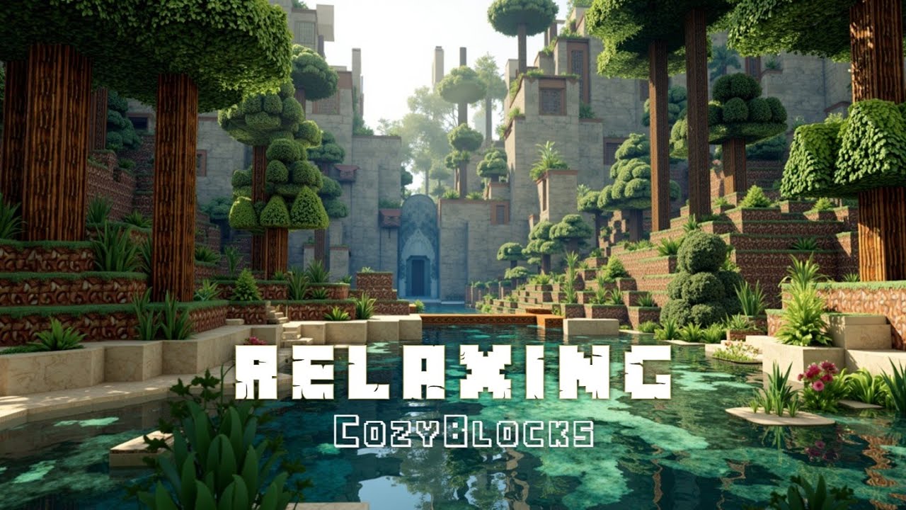 Minecraft Relaxing Music for Study & Sleep ~ Лоуфай Спокойный Фоновый Амбиент