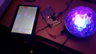Przed-prototyp art-net DMX 512 w androidzie pod app Osram screenshot 1