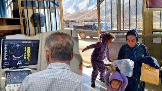 Betol disease and going to the hospital for the health of the baby in her belly