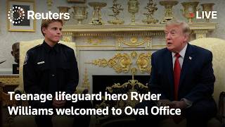 LIVE: President Trump welcomes teenage lifeguard hero Ryder Williams