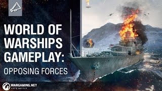 World of Warships Gameplay - Opposing Forces