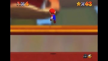 Super Mario 64 jumping into paintings