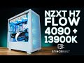 NZXT H7 FLOW STRIMMER 4090 + 13900K PC Build 2023!