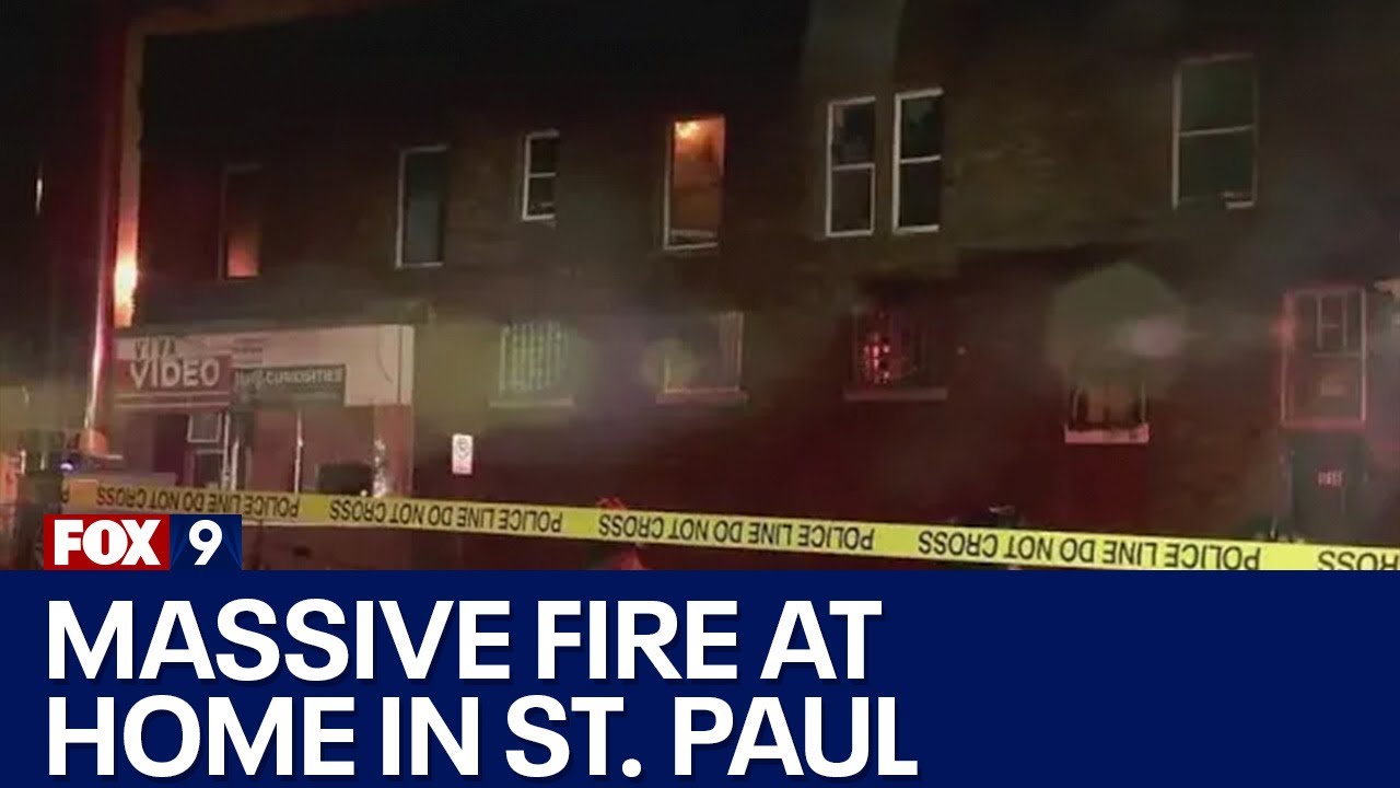 Fire at home on University Ave. in St. Paul