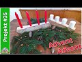 Dekorativer Advent-Kerzenhalter - der etwas andere Adventskranz | DIY Kerzenhalter