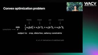515 - Cinematic-L1 Video Stabilization with a Log-Homography Model