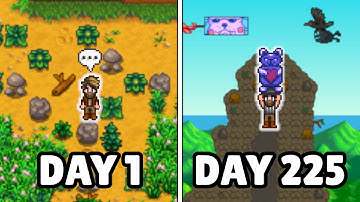 I Played 225 PERFECT Days of Stardew Valley - The Movie