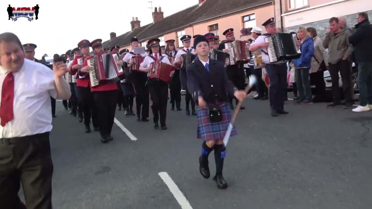County Armagh Massed Accordion Band @ Ballyrea Boyne Defenders Flute Band Parade 2025